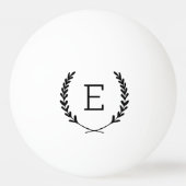 Laurel Crest Monogram Pingpongbal (Voorkant)