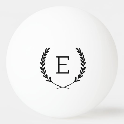 Laurel Crest Monogram Pingpongbal (Voorkant)