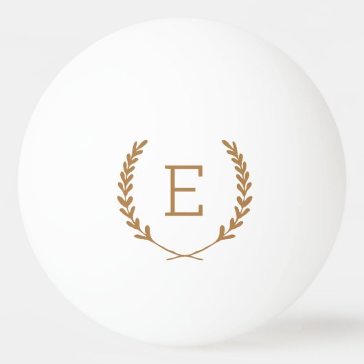 Laurel Crest Monogram Pingpongbal (Voorkant)