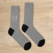 Laurel Crest Monogram Sokken