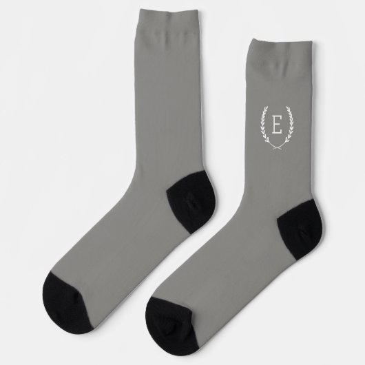 Laurel Crest Monogram Sokken (Links)