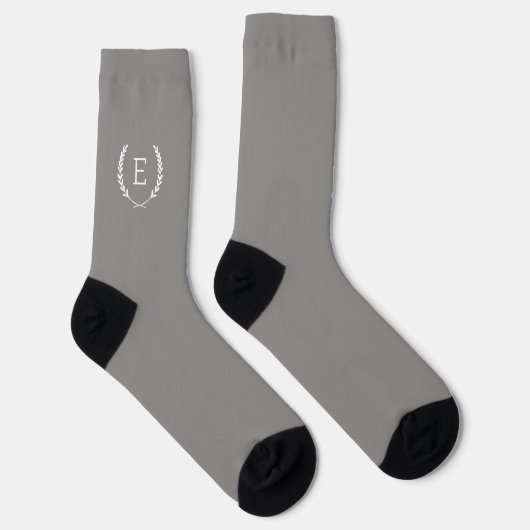 Laurel Crest Monogram Sokken (Rechts)
