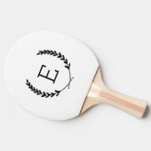 Laurel Crest Monogram Tafeltennisbatje (Zijkant)