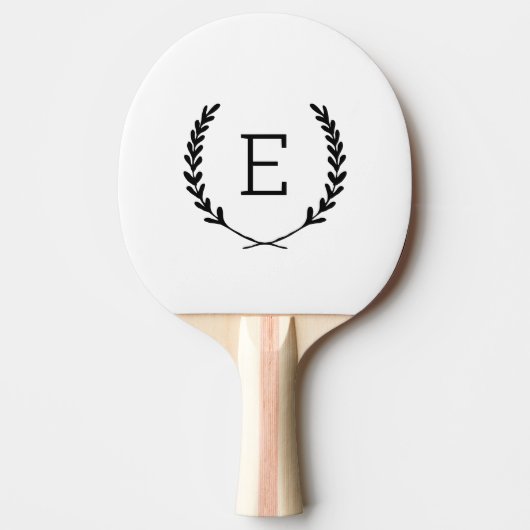 Laurel Crest Monogram Tafeltennisbatje (Voorkant)