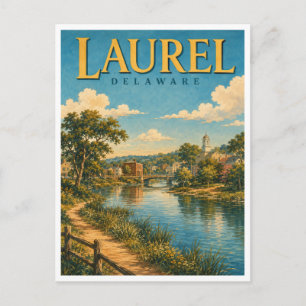 Laurel Delaware Broad Creek GeoSaga Briefkaart