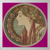Laurel door Alphonse Mucha ( 1901 ) Art Nouveau Poster (Voorkant)