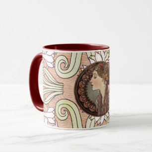 Laurel door Alphonse Mucha Mok