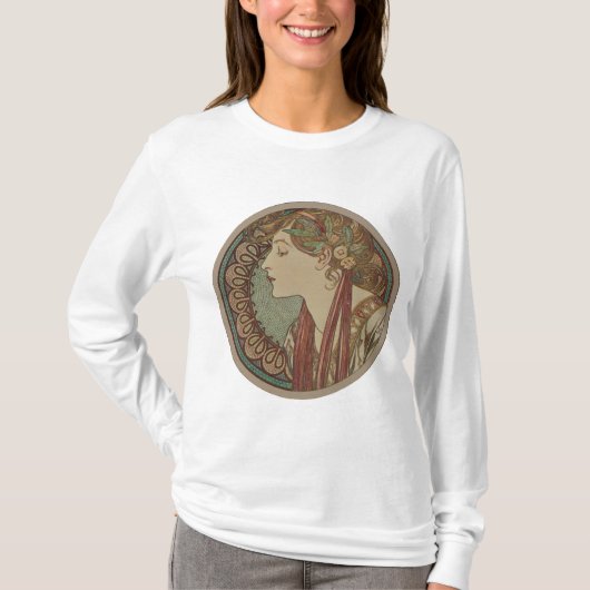 Laurel door Alphonse Mucha T-shirt (Voorkant)