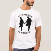 Laurel en Hardy - Begin met Dancin' T-shirt (Voorkant)