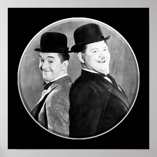 LAUREL EN HARDY Stan Laurel en Oliver Hardy in t Poster (Voorkant)