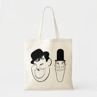 laurel en hardy tote bag