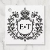 Laurel & Filigree, bruiloft Bedankjes Labels (Voorkant)