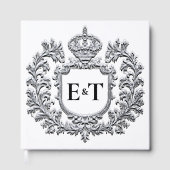 Laurel & Filigree, bruiloft Gastenboek (Voorkant)