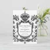  Laurel & Filigree, bruiloft Kaart (Staand voorkant)