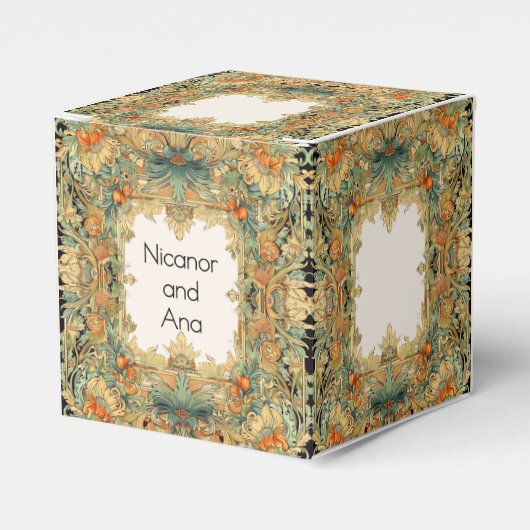 Laurel & Filigree Enchantment Bedankdoosjes (Voorkant Zijde)