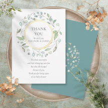 Laurel Garland Baby Shower Bedank Gedicht