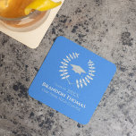 Laurel Graduation Party Paper Coaster Custom Name Kartonnen Onderzetters<br><div class="desc">Celebrate graduation with a personalized laurel wreath graduation party paper coaster. This elegant blue design features a graduation cap surrounded by classic laurel leaves with a customizable graduate name, school, and class year. Perfect for graduation parties, open houses, senior celebrations, and class of 2026 events. Stylish and practical party decor...</div>