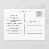 Laurel Graduation Party Uitnodiging Briefkaart (Achterkant)