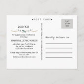 Laurel Graduation Party Uitnodiging Briefkaart (Achterkant)