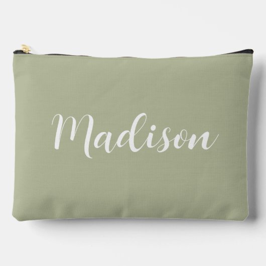 Laurel Green Bachelorette Namen Script Modern Chic Etui (Voorkant)