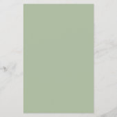 Laurel Green Solid Color Flyer (Achterkant)