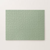 Laurel Green Solid Color Legpuzzel (Horizontaal)