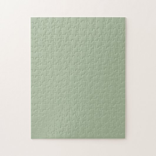 Laurel Green Solid Color Legpuzzel (Verticaal)