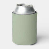 Laurel Groen Effen Kleur Blikjeskoeler (Blikje Voorkant)
