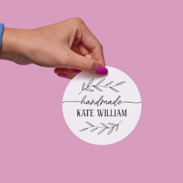 Laurel handgemaakt met liefde cadeau labels