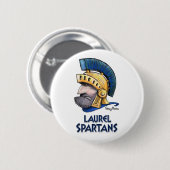 Laurel High School Spartan Button (Voorkant /achterkant)