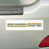 Laurel Highlands Hiking Trail Pennsylvania Bumpersticker (Op auto)