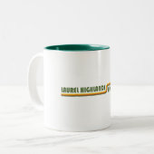 Laurel Highlands Hiking Trail Pennsylvania Tweekleurige Koffiemok (Voorkant links)