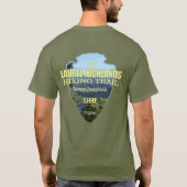 Laurel Highlands Hiking Trail (pijlpunt) T-shirt (Achterkant)
