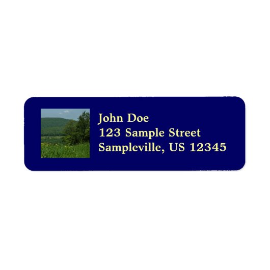 Laurel Highlands Pennsylvania Summer Photography Etiket (Voorkant)