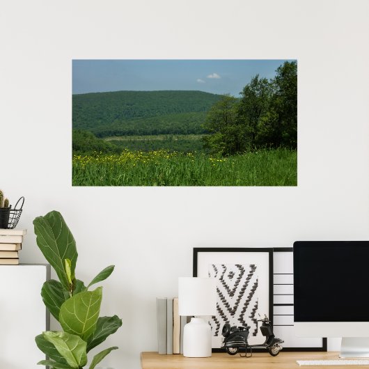 Laurel Highlands Pennsylvania Summer Photography Poster (Thuiskantoor)