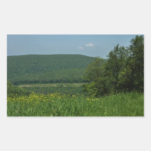 Laurel Highlands Pennsylvania Summer Photography Rechthoekige Sticker (Voorkant)