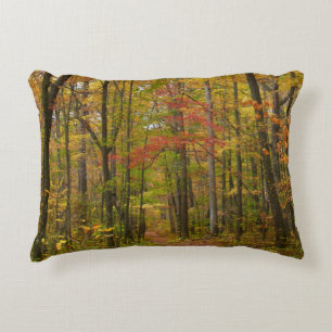Laurel Hill Trail in de herfst Decoratief Kussen