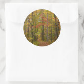 Laurel Hill Trail in Herfst Ronde Sticker (Tas)