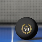 Laurel krans en kroon 70e verjaardag pingpongbal (Net)
