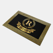 Laurel krans Grieks Sleutel Deurmat (Schuin)