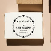 Laurel Krans handgemaakt door business stempel