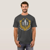 Laurel krans vader t-shirt (Voorkant volledig)