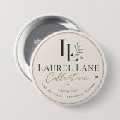 Laurel Lane Designs  Ronde Button 7,6 Cm (Voorkant /achterkant)