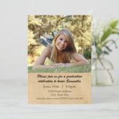 Laurel Leaf - Aankondiging Afstuderen (Staand voorkant)