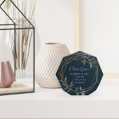 Laurel Leaf Baby Birth Stats AcrylBlock Fotoblokken