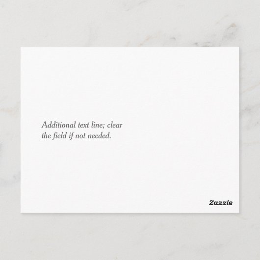 Laurel Leaf Heart Chalkboard Save the Date Briefkaart (Achterkant)