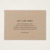 Laurel Leaf Ketting Bracelet Display Kaart (Achterkant)