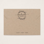 Laurel Leaf Ketting Bracelet Display Kaart (Voorkant)