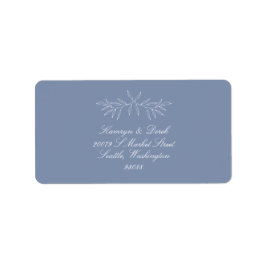 Laurel Leaf Return Address Mailing Label K310