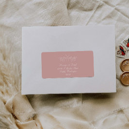 Laurel Leaf Return Address Mailing Label K310